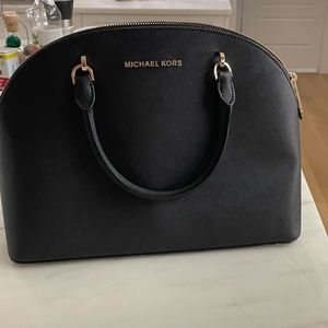Michael Kors Black Leather Bag